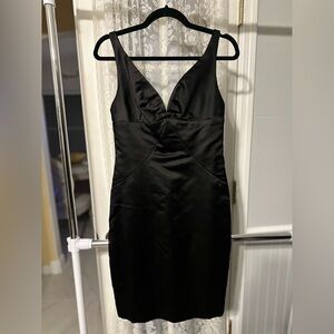 Reem Acra Black Backless Dress